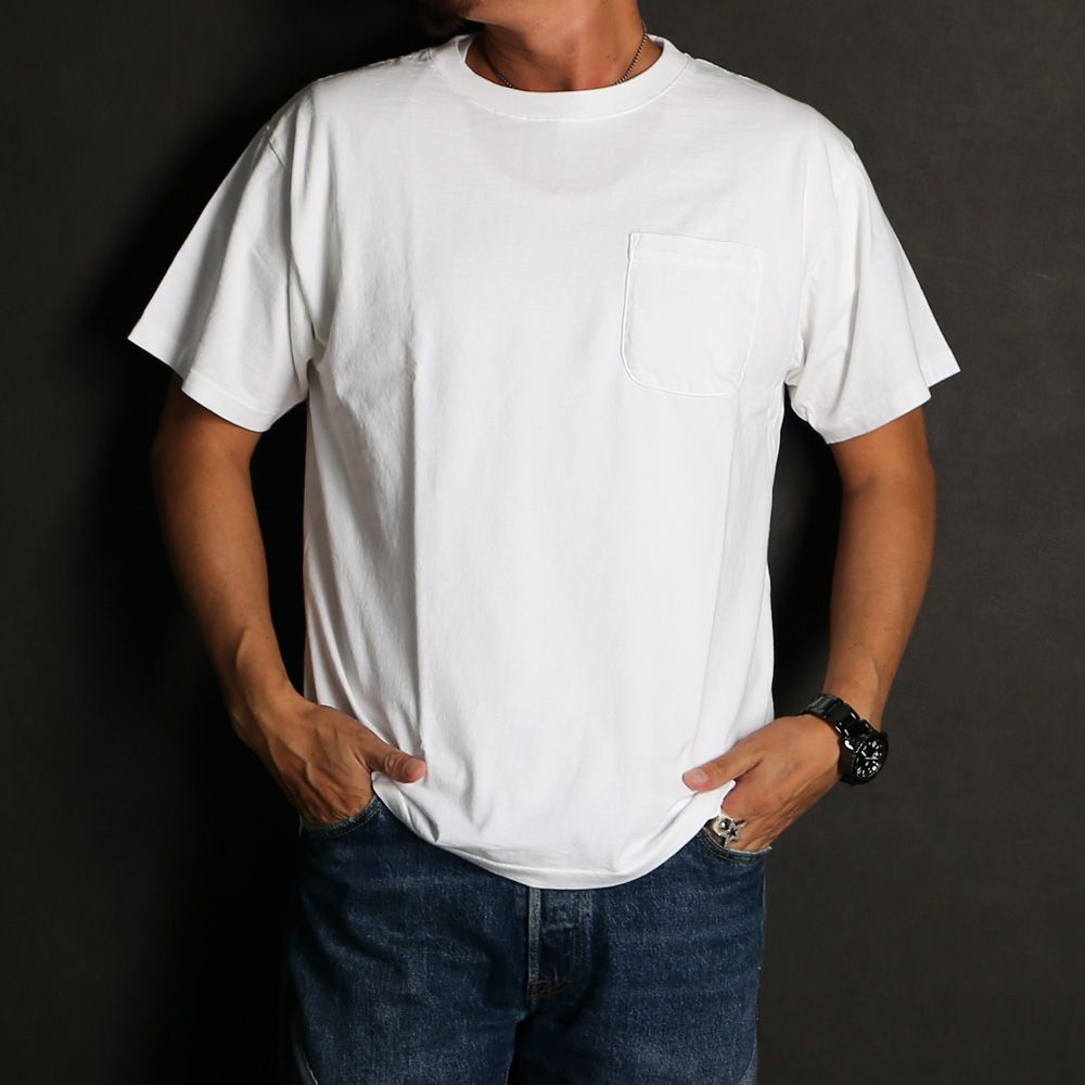 SD US Cotton Pocket T Vintage Wash - White / Tシャツ / TSOAB100