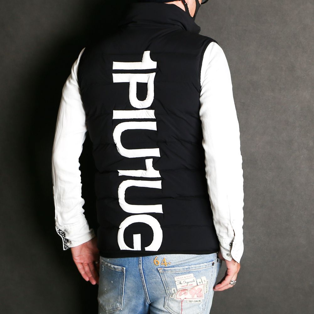 BIG LOGO INNER COTTON VEST / バックロゴ 中綿ベスト / USO-21068