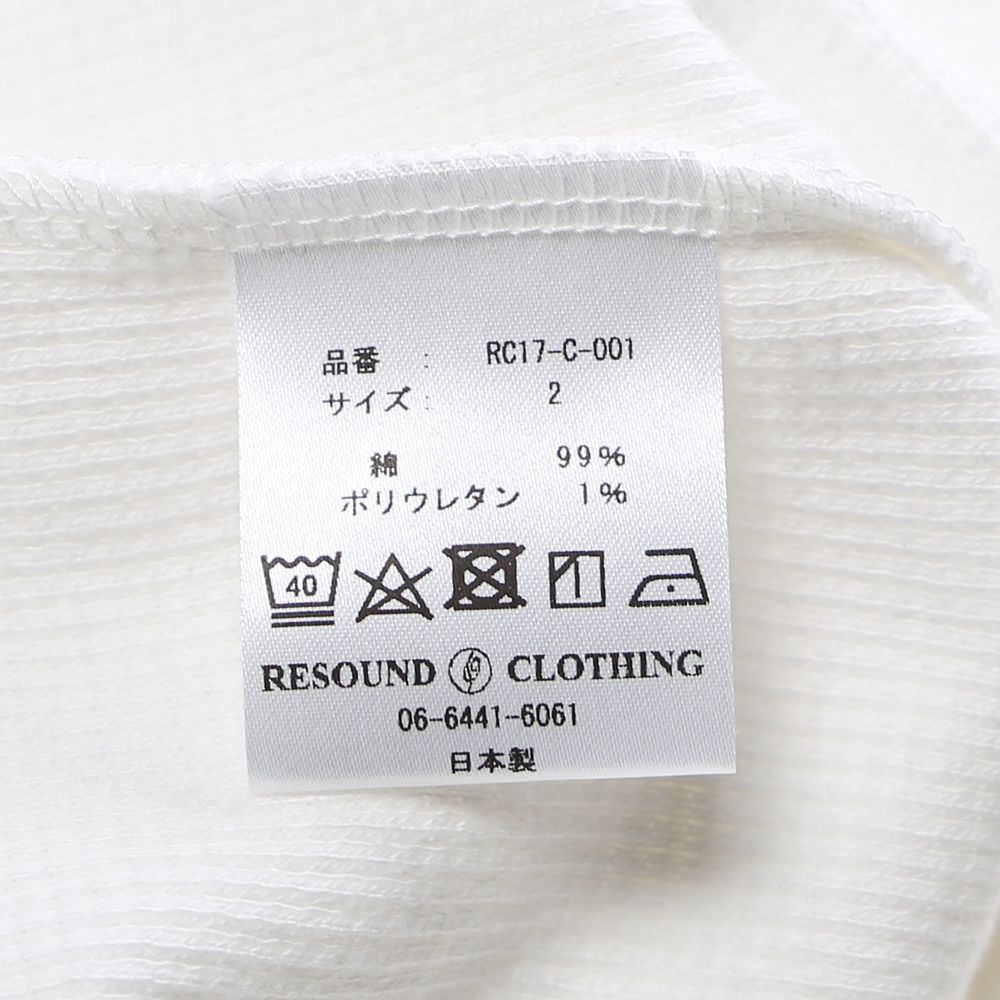 ST COTTON WAFFLE THERMAL / コットンワッフルサーマル / RC19-C-001