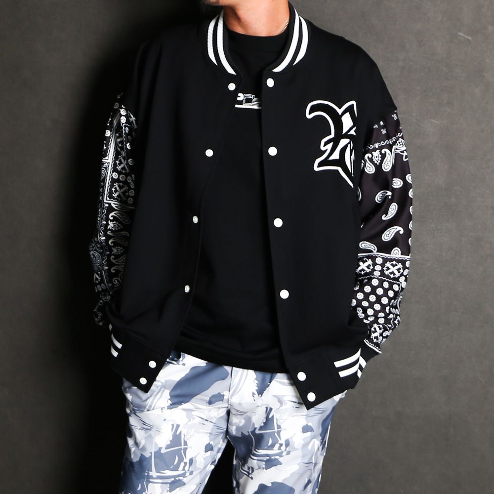 RESOUND CLOTHING - RC Jersey OVER VARSITY JACKET / ジャージ スタジアムジャケット /  RC29-C-007 | chemical conbination