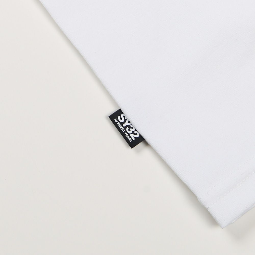 SEPARATE GRAPHIC L/S TEE - WHITE / グラフィックTシャツ / 14538