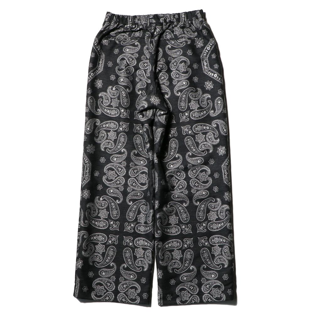 Wide utility trouser - Bandana jacquard / ワイドパンツ - バンダナ ジャガード / SN-537A