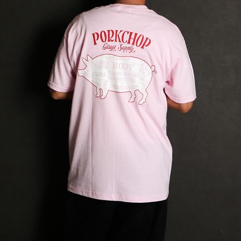 PCP BACK TEE - PINK / ショートスリーブTシャツ