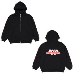 PP LOGO ZIP UP HOODIE / ジップアップパーカー