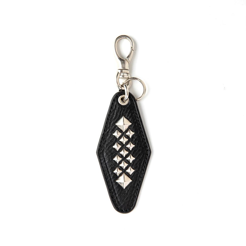 CALEE - STUDS LEATHER ASSORT KEY RING ＜TYPE I＞ - B / CL
