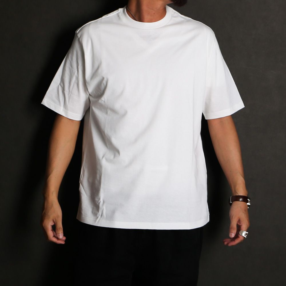 CREW NECK TEE - WHITE / 30/1オーガニックコットン空紡天竺 - クルーネックTee / M26B14CS02B
