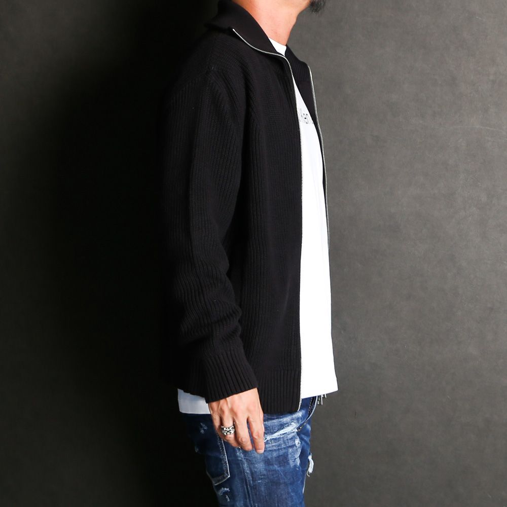 人気完売品 10/3まで値下げ H RIB ZIP CARDIGAN-