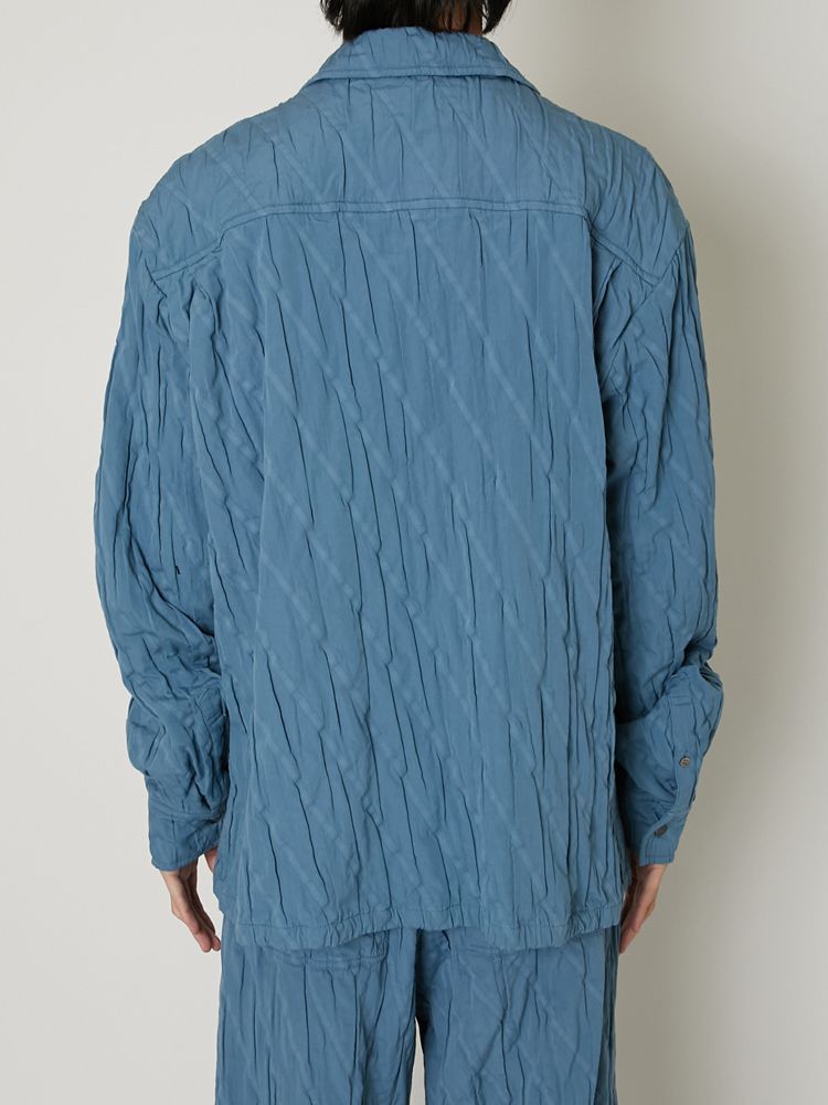 "COTTON PLEATS" SHIRTS / オープンカラーシャツ / TA23AW-SH024
