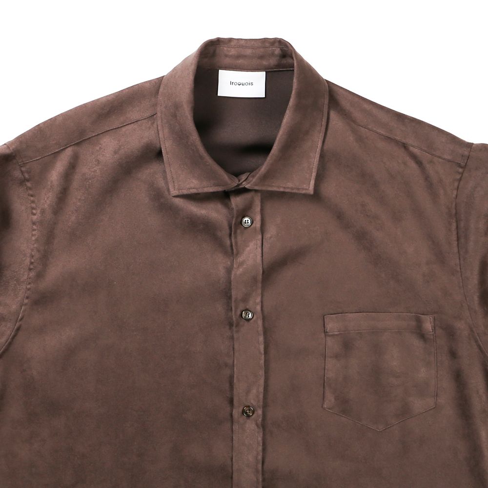 ECO SUEDE SH / エコスエード プレーンシャツ / 379207