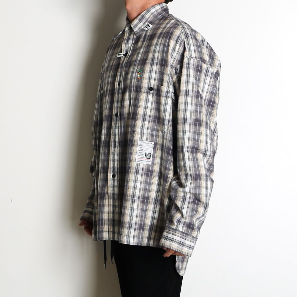 Check Long Sleeve Shirt - Black / チェック ロングスリーブ シャツ / J17SH186