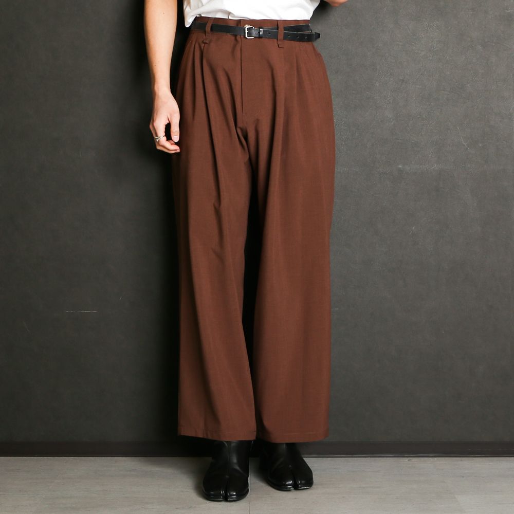 IROQUOIS E SUEDE SET UP イロコイ シャツ ワイドパンツ IROQUOIS E SUEDE SET UP イロコイ シャツ ワイドパンツ