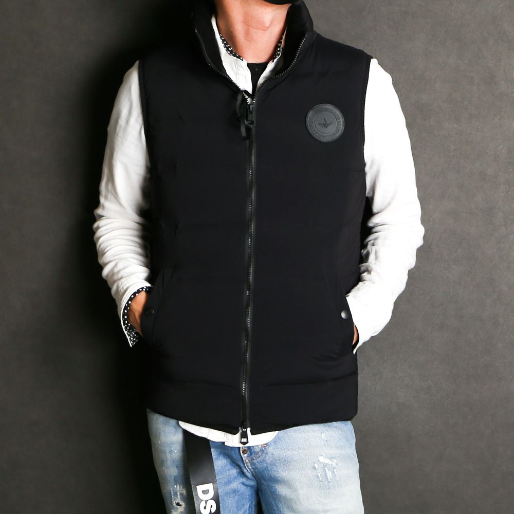 BIG LOGO INNER COTTON VEST / バックロゴ 中綿ベスト / USO-21068