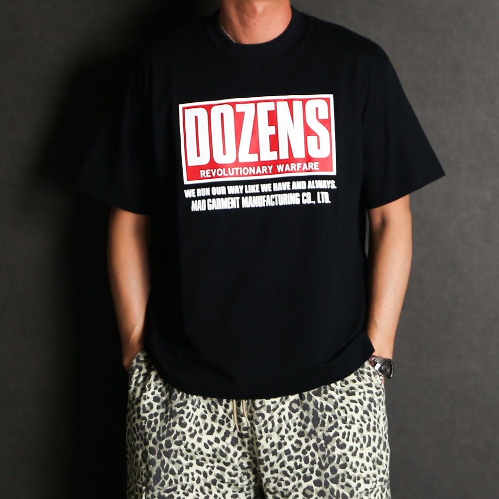 DOZENS TEE - BLACK / Tシャツ / 26'RT-0502