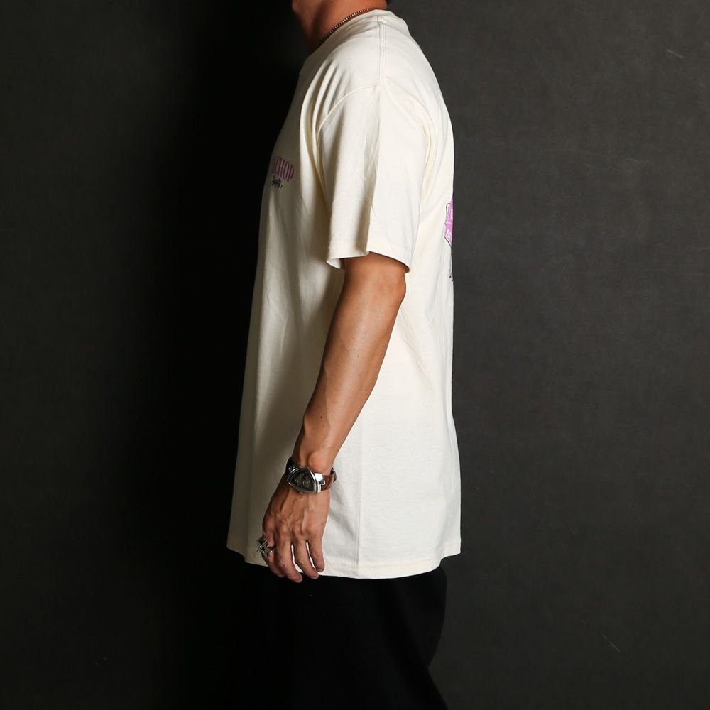 PCP BACK TEE - CREAM / ショートスリーブTシャツ