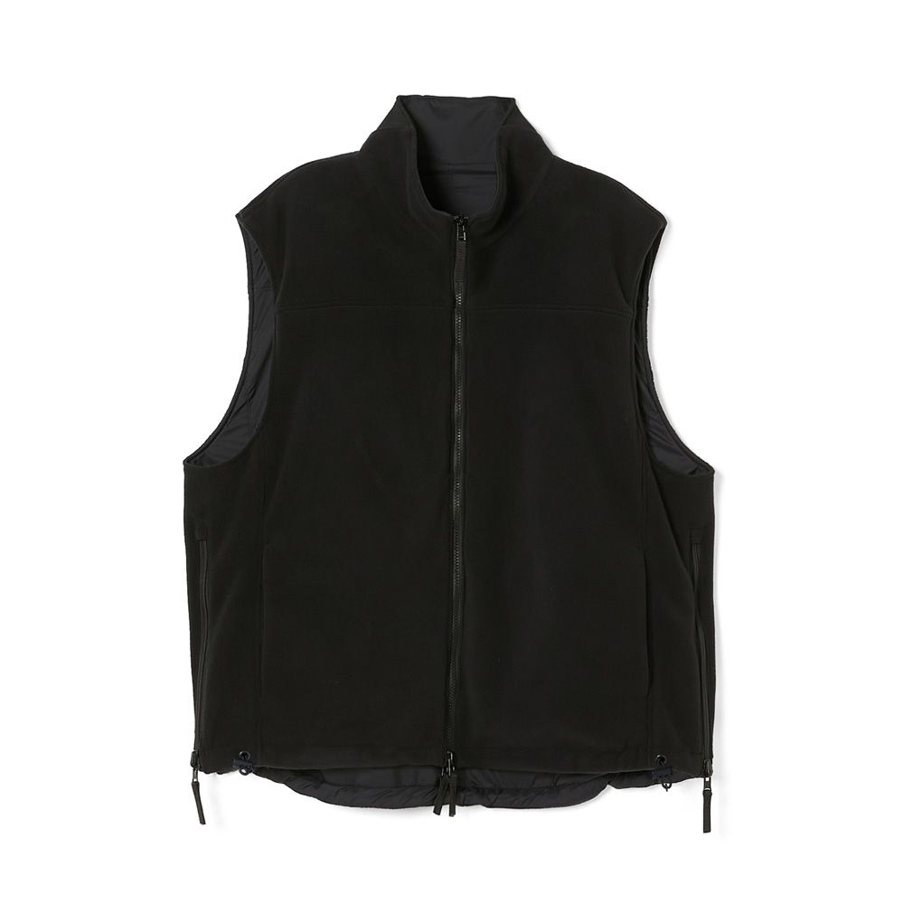 × WILD THINGS / REVERSIBLE VEST - BLACK / 9252-VE01-003