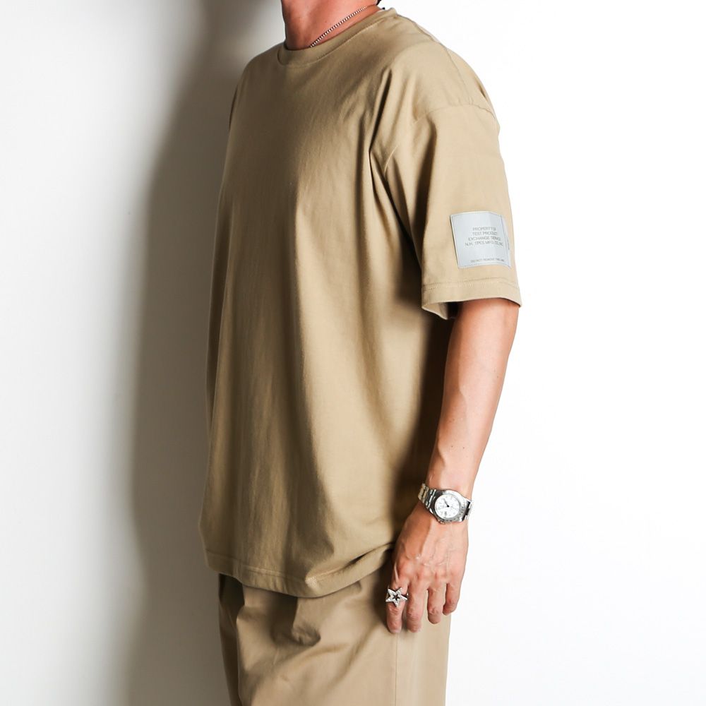 × INVINCIBLE®︎ / CREW NECK  T-SHIRT - BEIGE / 9245-CS84