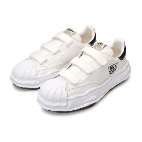 "BLAKEY" （ブレイキー） original sole canvas low-top verclo sneaker - WHITE / A14FW741