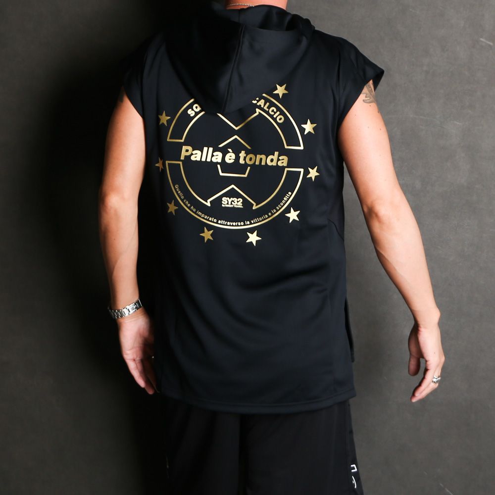 ACTIVE WORK OUT NOSLEVE HOODIE  / ノースリーブ パーカー / 14205