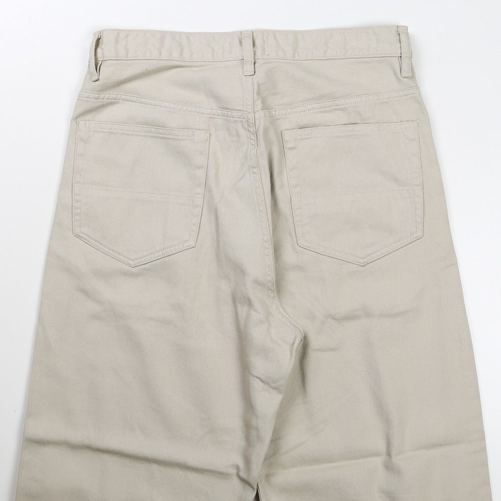 【ラスト1点-サイズS】 Katsuragi wide jeans / ワイドデニム - コットンドリルツイル / SNJ-39C