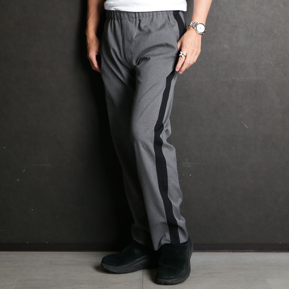 RATS - EASY SLACKS PANTS - GRAY / BLACK / スラックスパンツ
