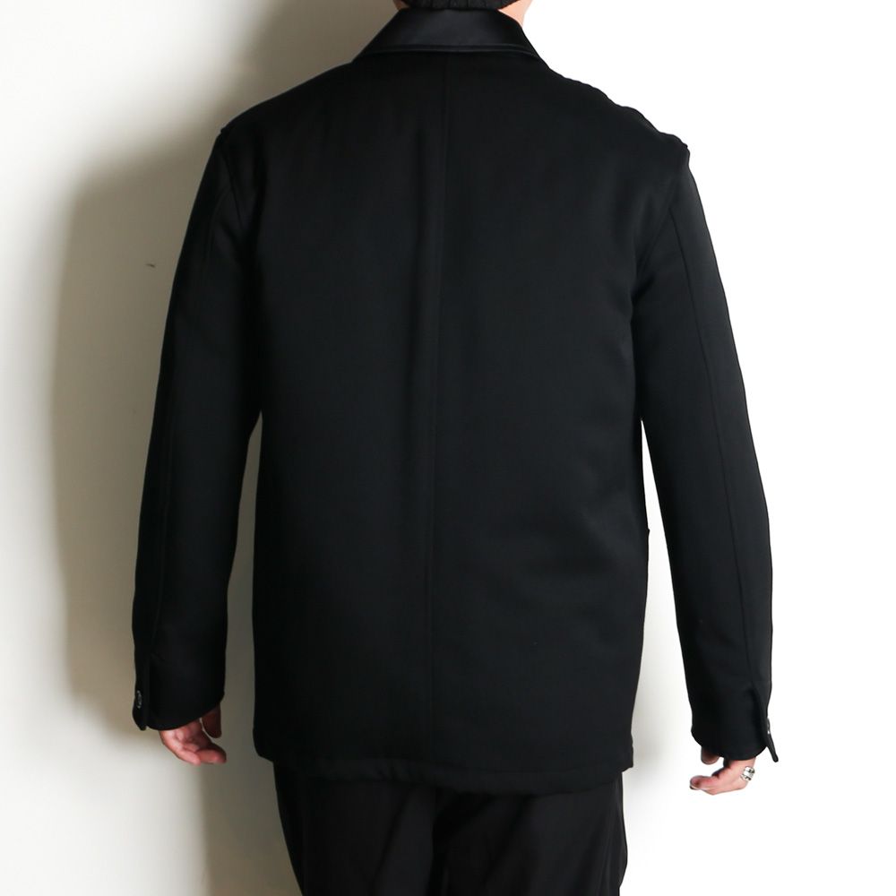 TUXEDO COVERALL - BLACK / ポロワース タキシードクロス - タキシードカバーオール / A25C11JK01C