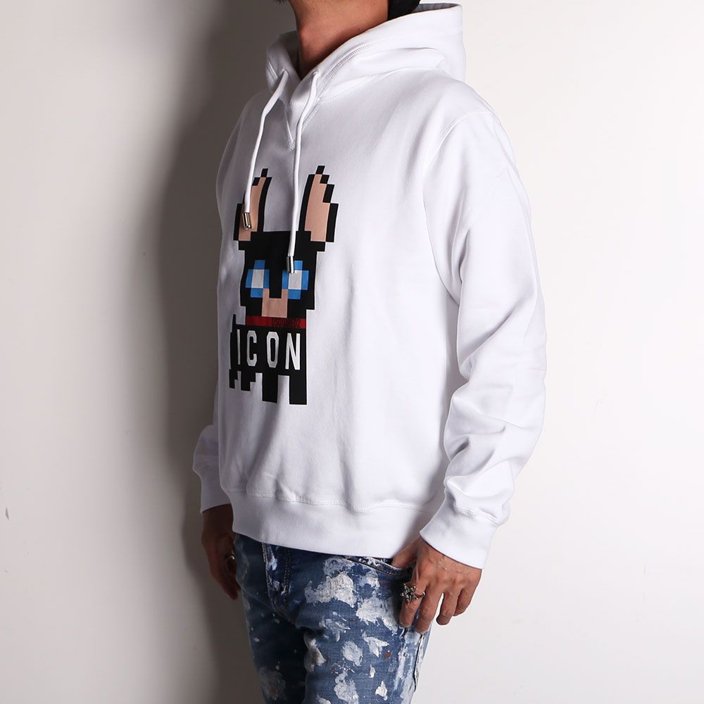 DSQUARED2♡ ロゴ パステルカラー パーカー DSQUARED2 ディースクエアード D2 メンズ スウェットシャツ