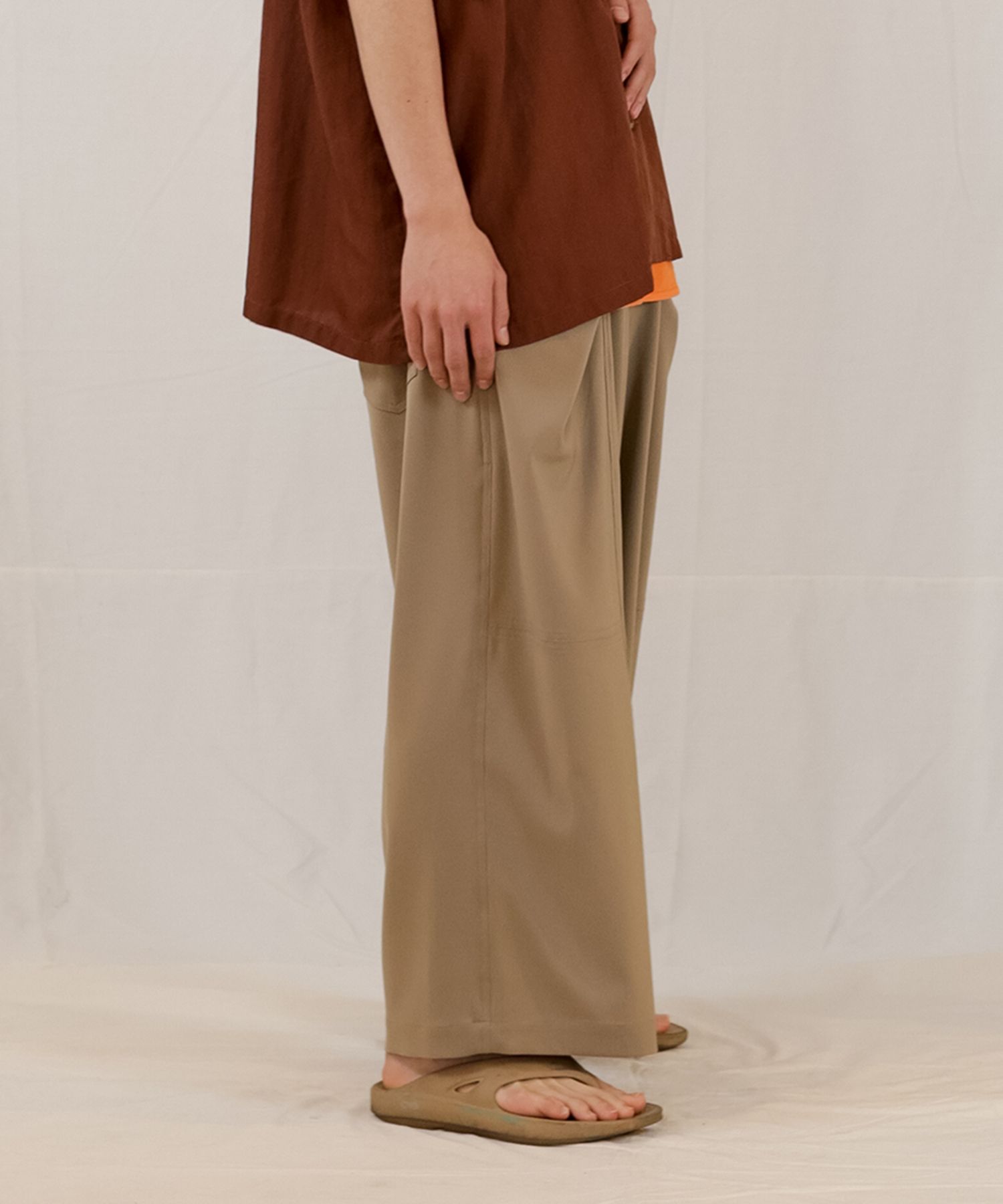 NOIE DESIGN SEAM WIDE PT / ワイドパンツ / 479118