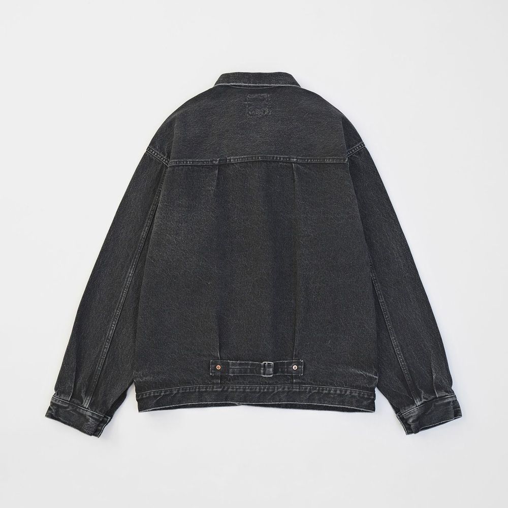 ×HAGUN / 2ND TYPE LAGE TRACKER JACKET - BLACK / デニムジャケット / VTM-25-O-108