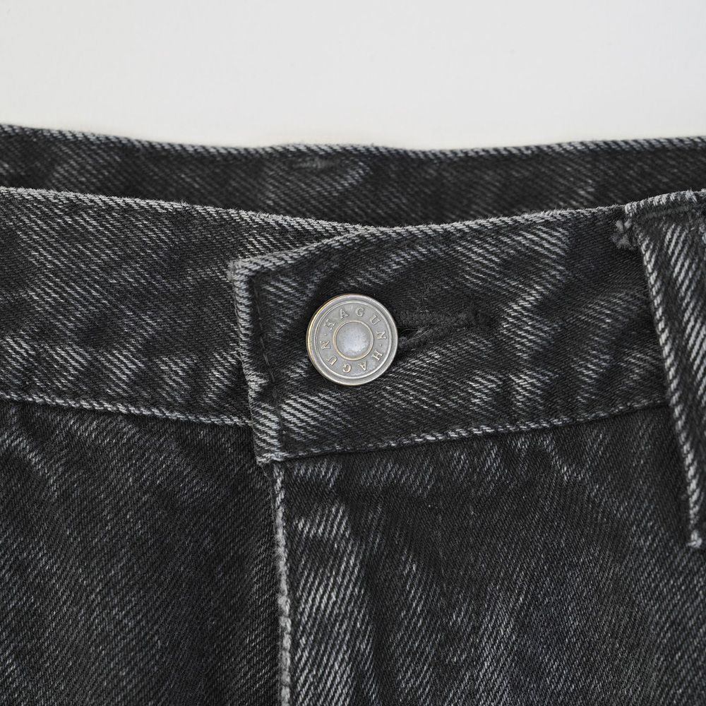 ×HAGUN / WIDE PIPE DENIM PANTS - BLACK / バギーシルエット デニムパンツ / VTM-25-P-103