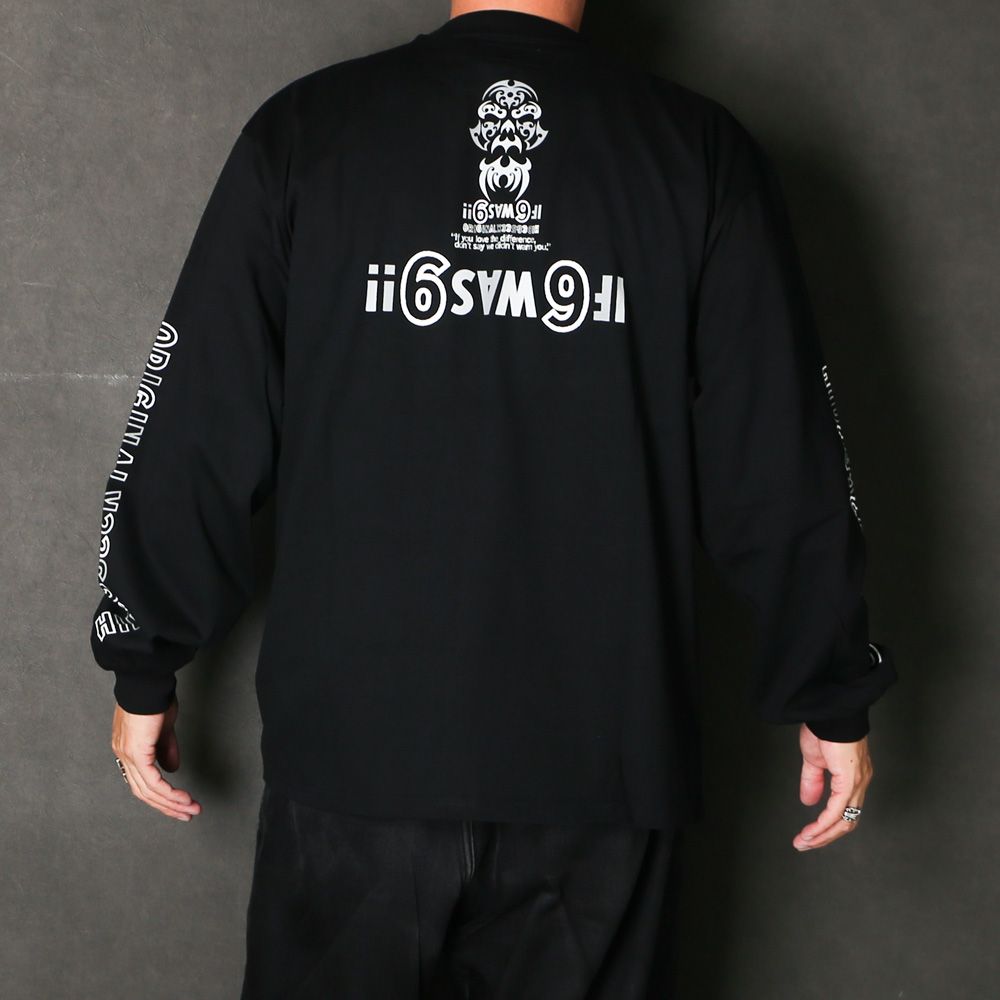 " HIDEANDSEEK × Toru Nishiura " / Original L/S Tee - BLK / Tシャツ / H30th-091526