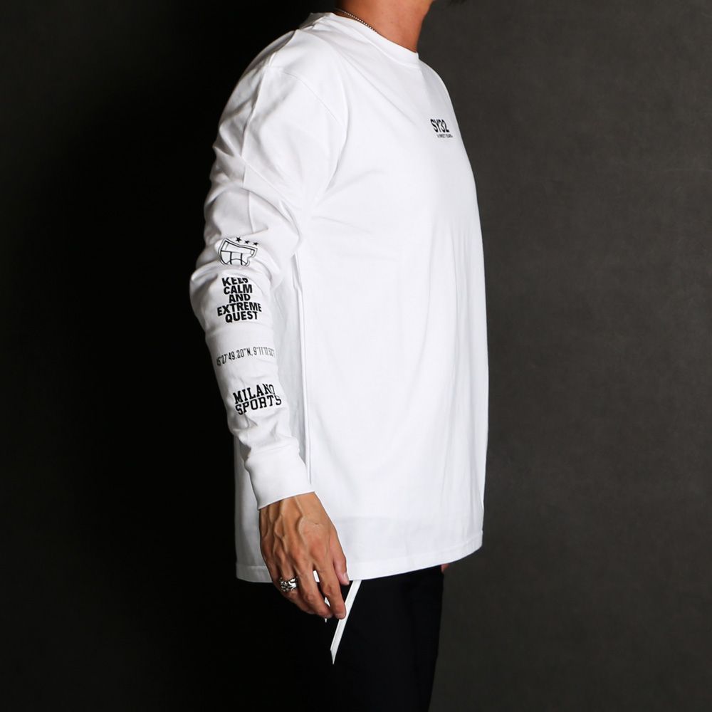 LOOSE SILHOUETTE MULTI LOGO L/S TEE / ロングスリーブTシャツ / 13537J