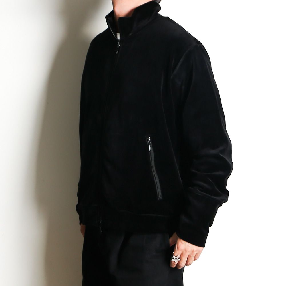 Full Zip Track Jacket - dark navy / オーガニッコットンベロア - フルジップトラックジャケット / M25C19CS01C
