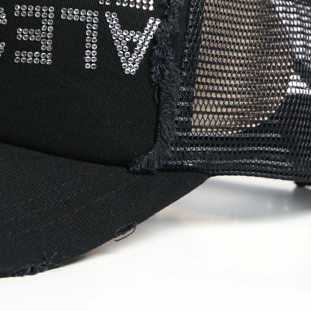 DOUBLE LOGO RHINESTONE CAP / ダブルロゴ ラインストーンキャップ / USZ-21001