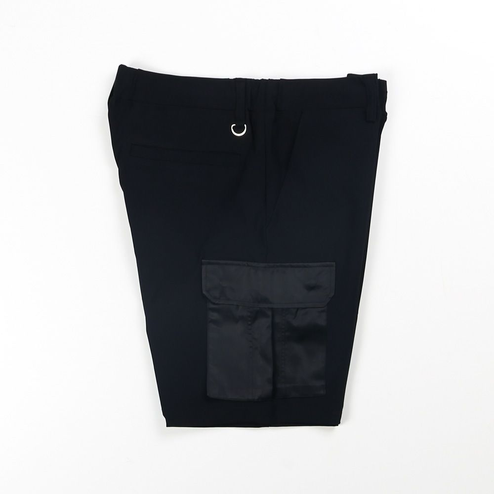 DARRELL CARGO SHORTS - BLACK / カーゴ ショートパンツ / RC40-HP-005