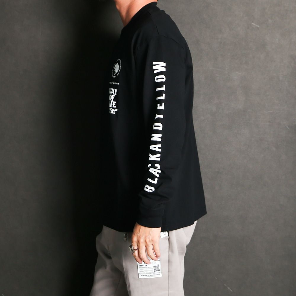 MC L/S TEE - BLACK / ロングスリーブ Tシャツ / 26'RTC-0802