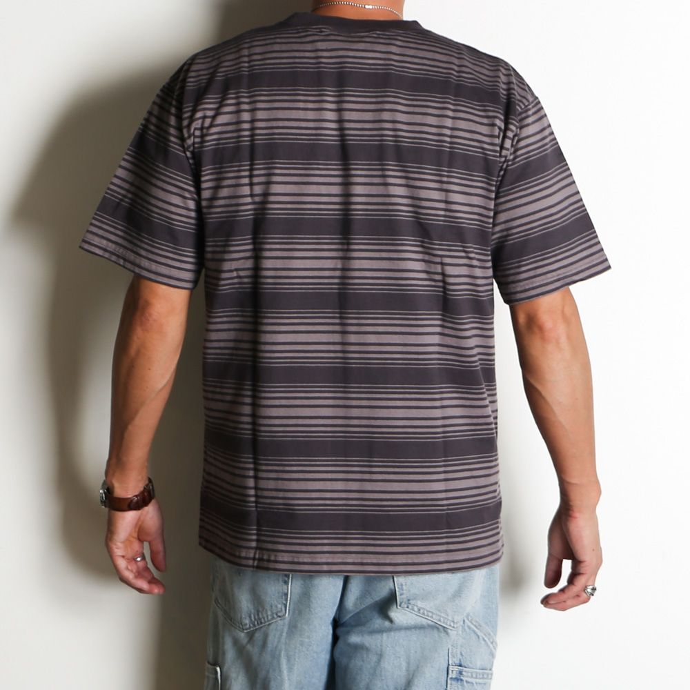 SD Heavyweight Border T - Black / Tシャツ / TSOAA150