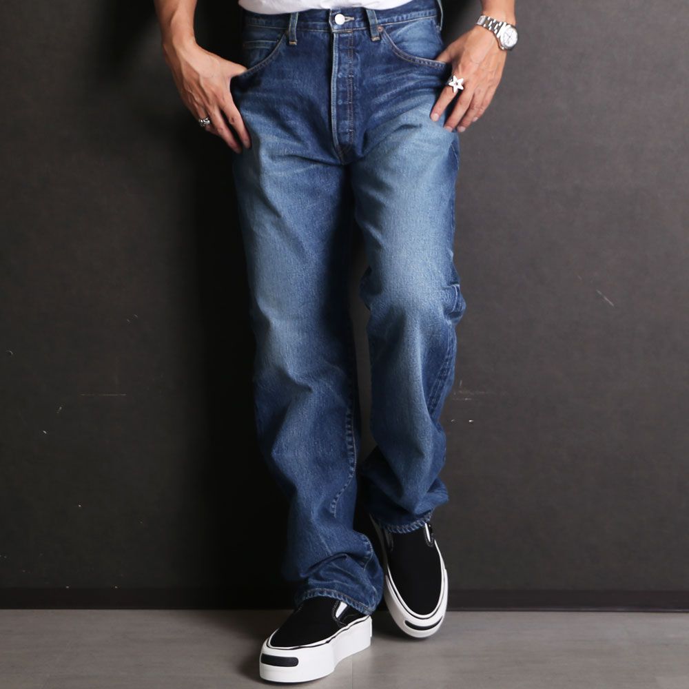 DENIM 5P PANTS H.WASH / ワイドストレート デニムパンツ / 1252005