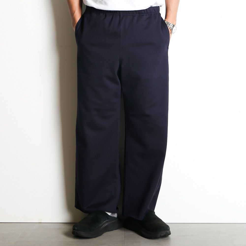 GYM PANTS - D.NAVY / オーガニックコットンヘビー吊裏毛 - ジムパンツ / A25D03PT01C