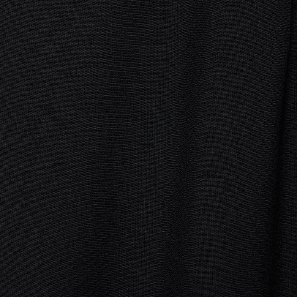 TRIPLE PLEATED WIDE TROUSERS - BLACK / オーガニックウール2/80トロピカル - トリプルプリーテッドワイドトラウザーズ / A26A15PT03C