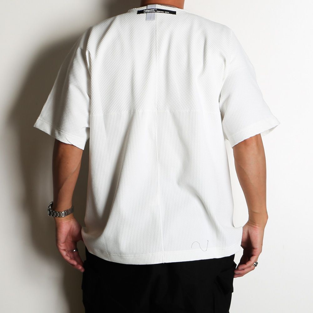 THE LINKED WAFFLE S/S TEE - WHITE / 2501002