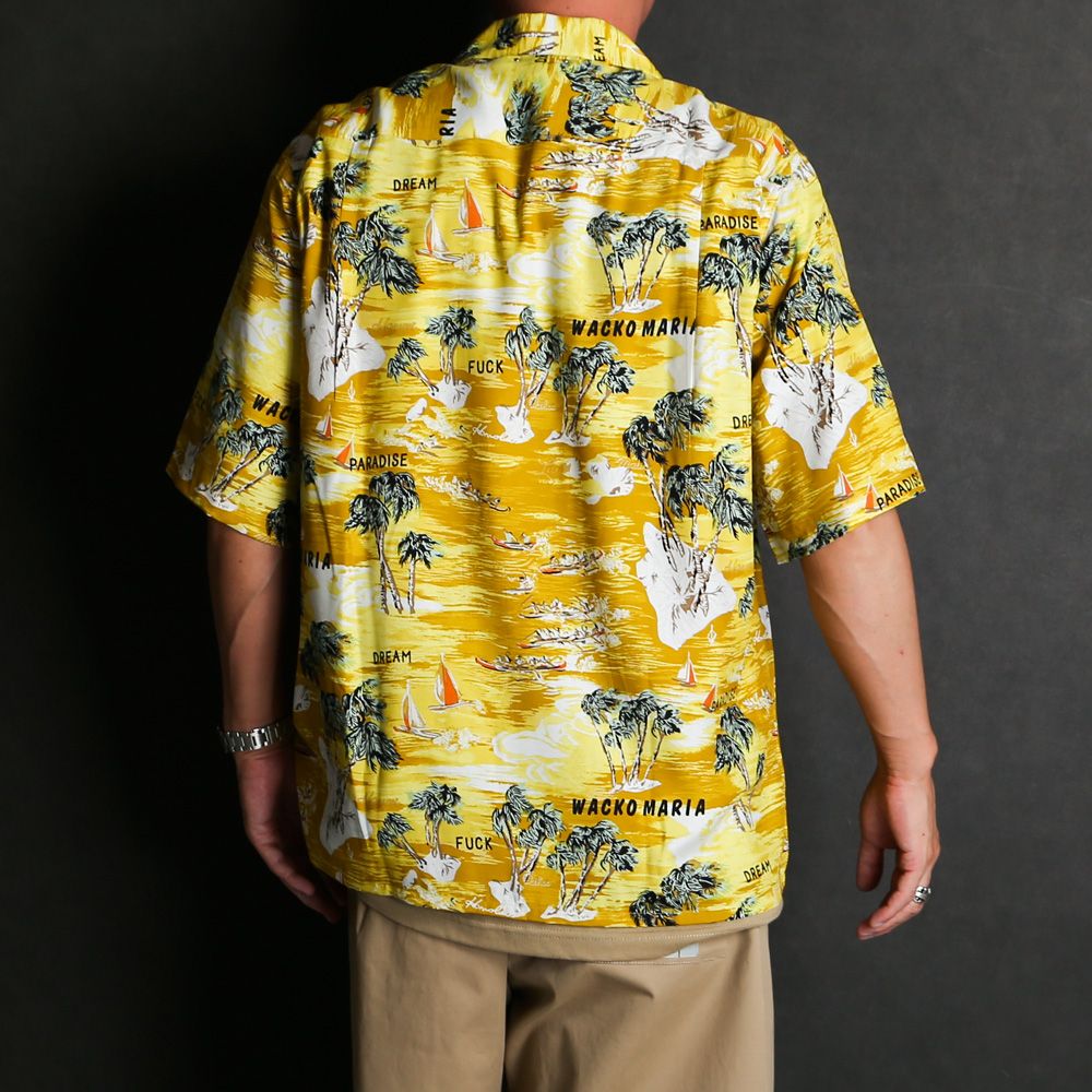 MINEDENIM - WACKOMARIA × MINEDENIM / Hawaiian Shirt - PNK