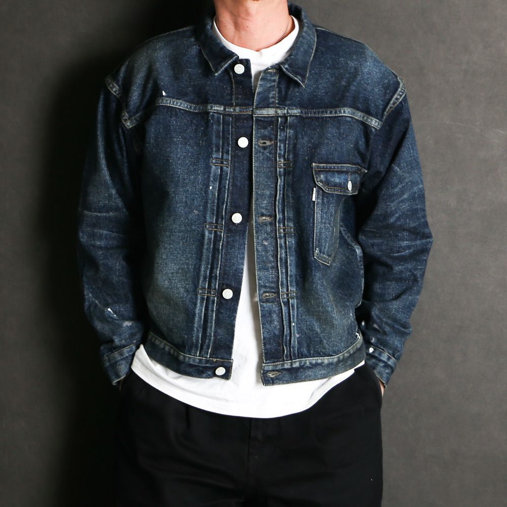 【ラスト1点-サイズM】 #001 T-BACK DENIM JACKET / 2026JK-YY-0001