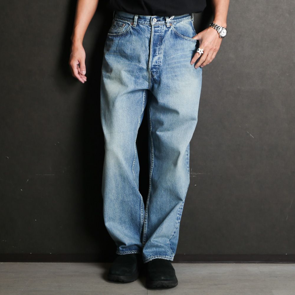 marka - COCOON FIT JEANS - FADED BLACK / オーガニック marka - COCOON FIT JEANS - FADED BLACK / オーガニック