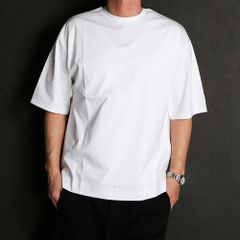 SILKETE HALF SLEEVE RELAX T-SHIRTS / シルケット 5分袖Tシャツ  / UST-22022