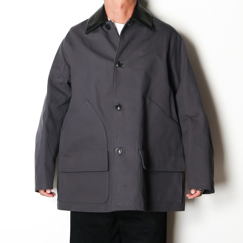 Chasseur Jacket - Black / オーガニックコットンダック - シャスールジャケット / A26C08BL01C
