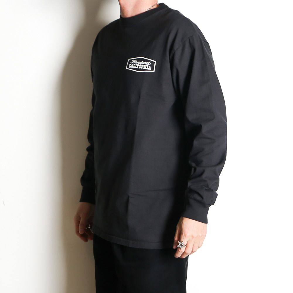 SD Heavyweight Stadium Logo Long Sleeve T - BLACK /  Tシャツ / TSOLB120