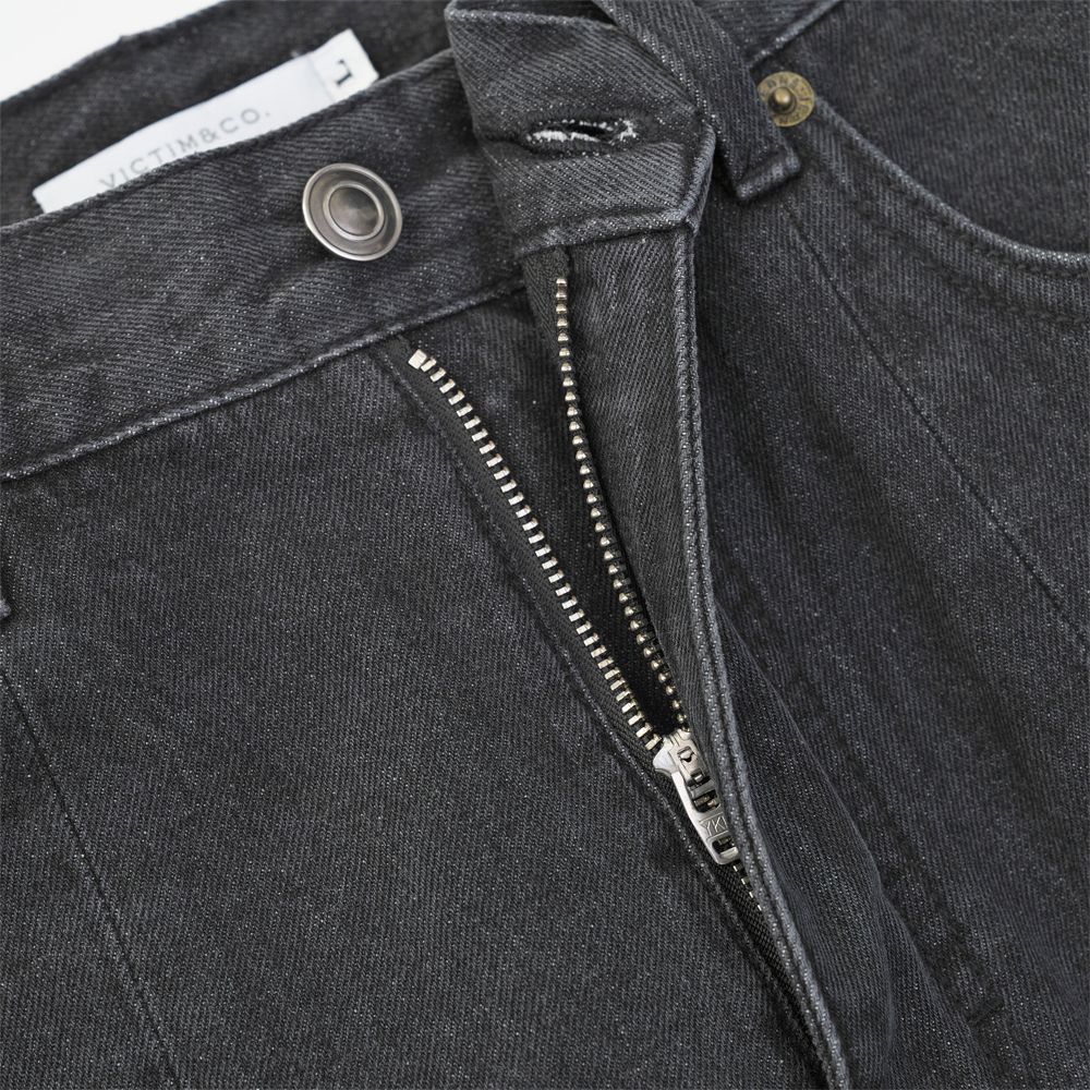 WASHED DENIM PANTS / センタースリット デニムパンツ / VTM-21-P-032