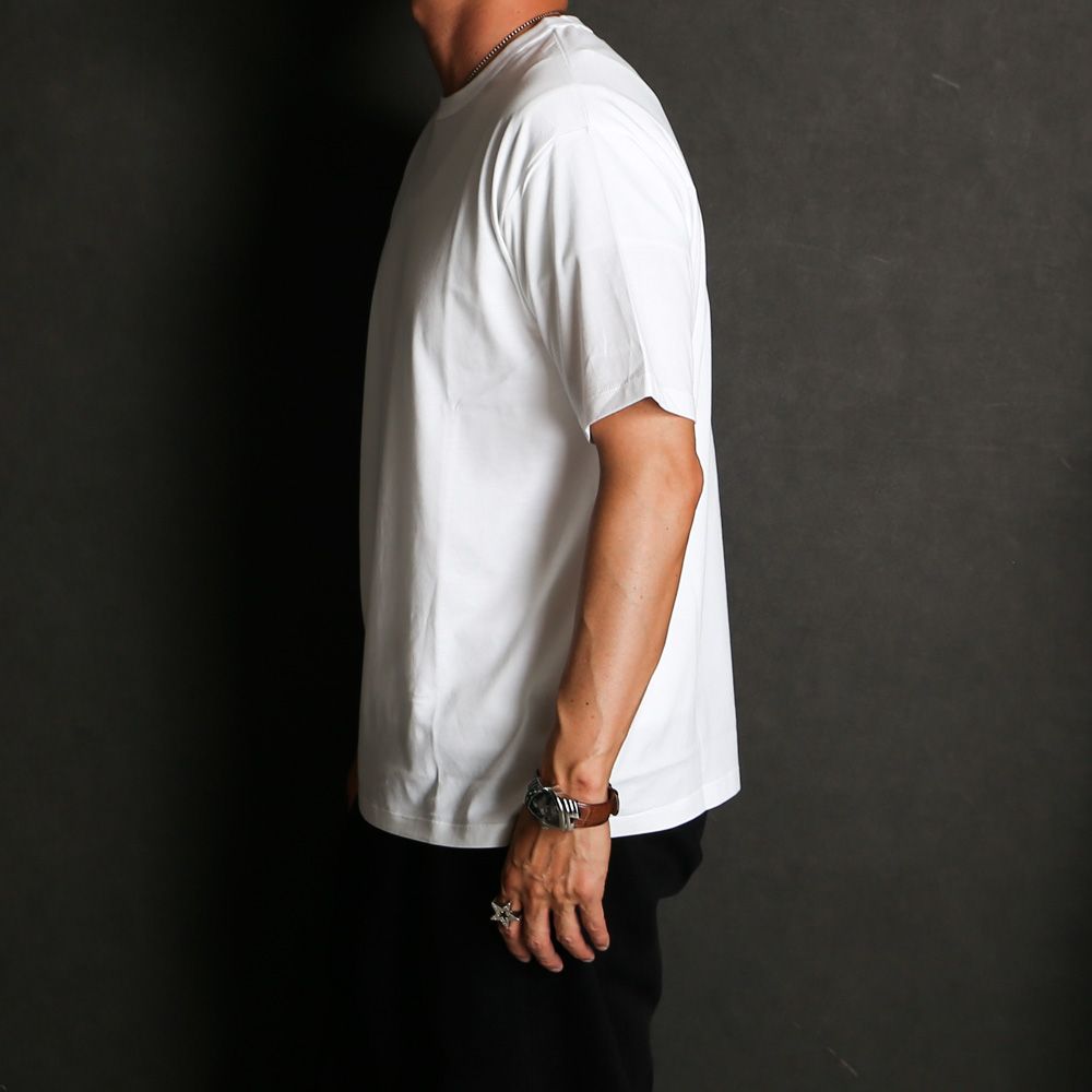 NEW RELAXED FIT Tee - WHITE / オーガニックGIZA 70/2天竺 - ニューリラックスドフィットTee / A26B08CS01B