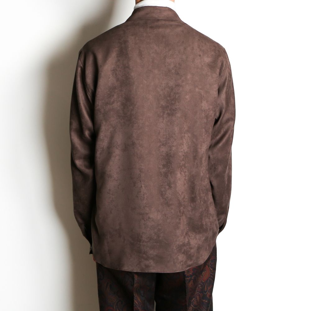 ECO SUEDE SH / エコスエード プレーンシャツ / 379207