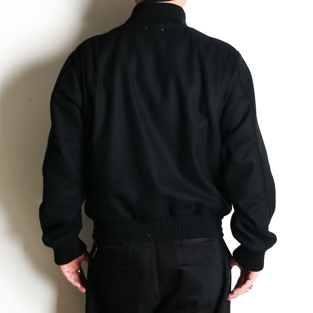 Wool Light Melton Flying JKT - BLK / 2510-9001